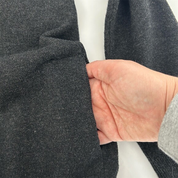 Vince V Neck Wool Cashmere Sweater Dress Grey Size M - Picture 5 of 8